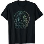 T-shirts noirs à manches courtes Star Wars Luke Skywalker à manches courtes Taille S classiques pour homme 