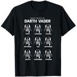 T-shirts noirs Star Wars Dark Vador Taille S classiques pour homme 