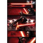 Star Wars Maxi Poster Le Réveil de la Force Panneaux Kylo Ren Multicolore