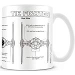 Star Wars - Tie Fighter Sketch, Multicolore, 11 oz/315 ML Mug