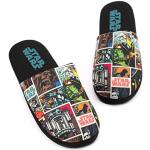 Star Wars Pantoufles Mens Adultes Bande dessinée Slip-On Black House Shoes 41-42 EU