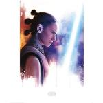 Tableaux sur toile multicolores Star Wars Rey 