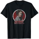 Star Wars Princess Leia Original REBEL Badge T-Shirt