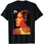 T-shirts noirs Star Wars Princesse Leia Taille S classiques pour homme 