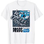 T-shirts bleus Star Wars R2D2 Taille S classiques pour homme 