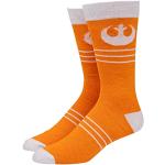 Chaussettes orange à logo Star Wars Tailles uniques classiques pour homme 