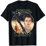 T-shirts noirs Star Wars Rey Taille S classiques pour homme 