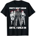 T-shirts pour fêtes de Noël noirs Star Wars Dark Vador Taille S look fashion pour homme 