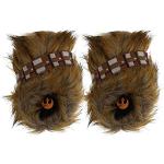 Chaussons peluche marron Star Wars Chewbacca look fashion pour homme 