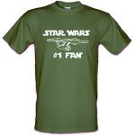 T-shirts à imprimés kaki Star Wars Taille M look militaire pour homme 