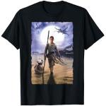 Star Wars The Force Awakens Rey And BB-8 Painting T-Shirt
