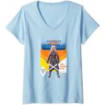 T-shirts bleus Star Wars The Mandalorian Taille S classiques pour femme 