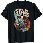 Star Wars The Rise of Skywalker Rey Retro Swirl T-Shirt