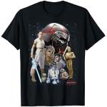 T-shirts noirs à manches courtes Star Wars L’Ascension de Skywalker à manches courtes Taille S classiques pour homme 