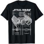 Star Wars TIE Fighter Blueprint Schematics T-Shirt