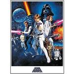 Tableaux sur toile multicolores Star Wars Un nouvel espoir en promo 