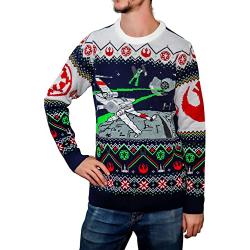 Star Wars X-Wing V TIE Fighter Ugly Christmas Jumper, Multicolore, M