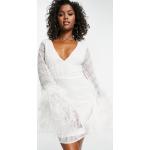 Robes courtes Starlet blanches en cuir synthétique courtes Taille XXS pour femme en promo 
