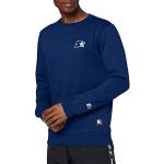 Starter Black Label Petit Logo Crew Sweater, Bleu Nuit, XL Homme