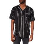 Maillots de baseball Starter noirs à rayures en jersey Taille XL look fashion pour homme en promo 