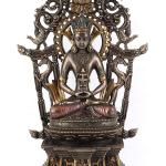 Statuettes marron à motif Bouddha de 18 cm 