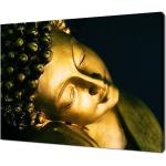 Tableaux design dorés en bois à motif Bouddha modernes 