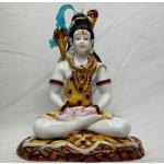 Statuettes Shiva dorées en résine 
