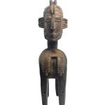 Statuettes africaines dorées en laiton à motif Afrique de 25 cm 