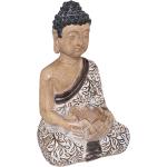 Statuette Bouddha assis, résine H22,5 cm