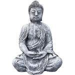 Statuettes en pierre à motif Bouddha de 18 cm 
