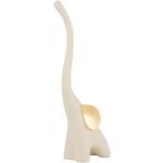Statuettes en ivoire Paris Prix blanc d'ivoire en résine à motif éléphants de 41 cm modernes en promo 