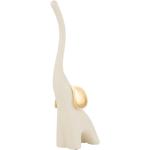 Statuettes en ivoire Paris Prix blanc d'ivoire en résine à motif éléphants de 57 cm modernes en promo 