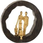 Statuettes en bois Paris Prix noires en manguier de 29 cm en promo 