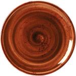 Assiettes Steelite terracotta en terre cuite diamètre 28 cm 