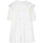 Robes Stella McCartney blanches à fleurs bio éco-responsable de créateur pour fille en promo de la boutique en ligne Farfetch.com 
