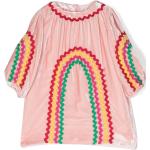 Robes en velours Stella McCartney roses en velours de créateur pour fille en promo de la boutique en ligne Farfetch.com 