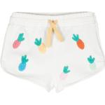 Shorts de créateur Stella McCartney blancs tropicaux en jersey à motif ananas enfant 