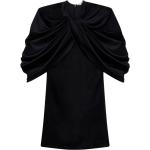 Robes courtes de créateur Stella McCartney noires en viscose à motif animaux à manches trois-quart à col rond Taille XS pour femme 