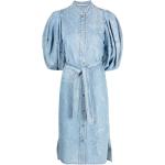 Robes mi-longues de créateur Stella McCartney bleues à motif animaux éco-responsable mi-longues à col rond Taille XL pour femme 