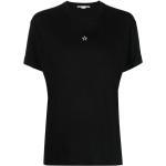 T-shirts de créateur Stella McCartney noirs en jersey éco-responsable à manches courtes à col rond Taille XS look fashion pour femme 