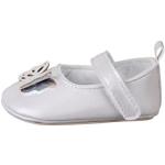 Chaussures premiers pas pour baptême d'automne Sterntaler blanches à motif papillons Pointure 16 look fashion pour fille 