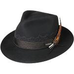 Chapeaux en feutre Stetson noirs en feutre 55 cm look fashion pour homme 