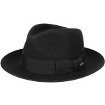 Chapeaux en feutre Stetson noirs en feutre avec noeuds 57 cm Taille L look fashion pour femme 