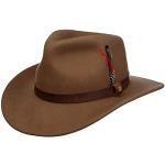 Chapeaux en feutre Stetson marron en coton 57 cm look fashion pour homme 