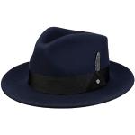 Chapeaux Fedora Stetson bleues foncé en feutre 61 cm Taille XL look fashion pour femme 