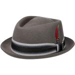 Chapeaux en feutre Stetson gris en coton 57 cm look fashion pour homme 