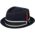 Chapeaux en feutre Stetson bleues foncé en coton 61 cm Taille XL look fashion pour homme 