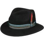 Chapeaux en feutre Stetson noirs en coton 59 cm look fashion pour homme 