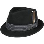 Chapeaux en feutre Stetson noirs en feutre 57 cm Taille M look fashion pour femme 