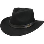 Chapeaux en feutre Stetson noirs en feutre 59 cm Taille L look fashion pour femme 